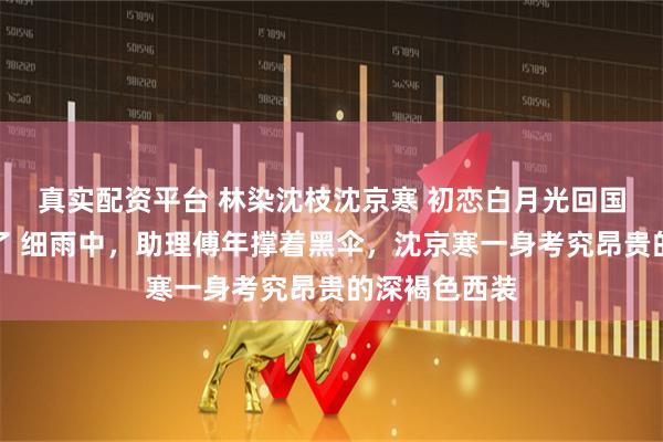 真实配资平台 林染沈枝沈京寒 初恋白月光回国，港圈疯魔了 细雨中，助理傅年撑着黑伞，沈京寒一身考究昂贵的深褐色西装