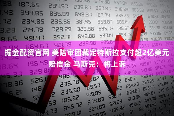 掘金配资官网 美陪审团裁定特斯拉支付超2亿美元赔偿金 马斯克：将上诉